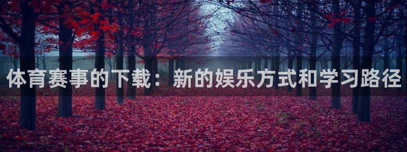 体育赛事的下载：新的娱乐方式和学习路径