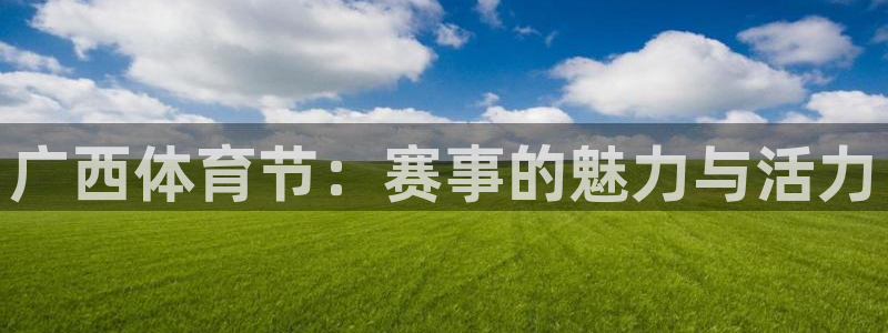 广西体育节：赛事的魅力与活力