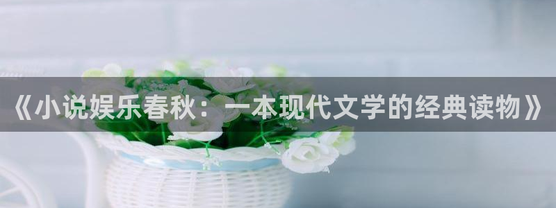 《小说娱乐春秋：一本现代文学的经典读物》