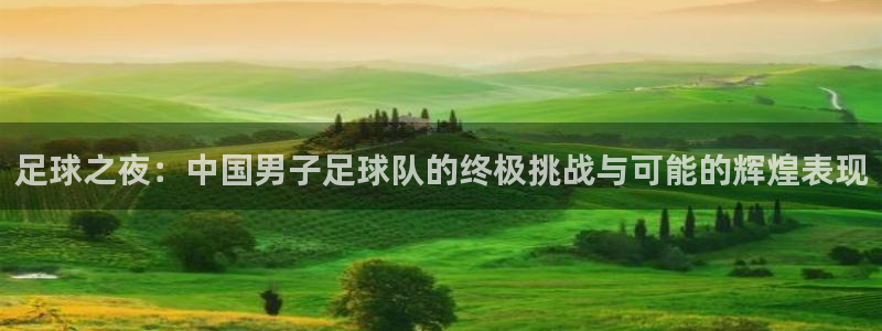 足球之夜：中国男子足球队的终极挑战与可能的辉煌表现