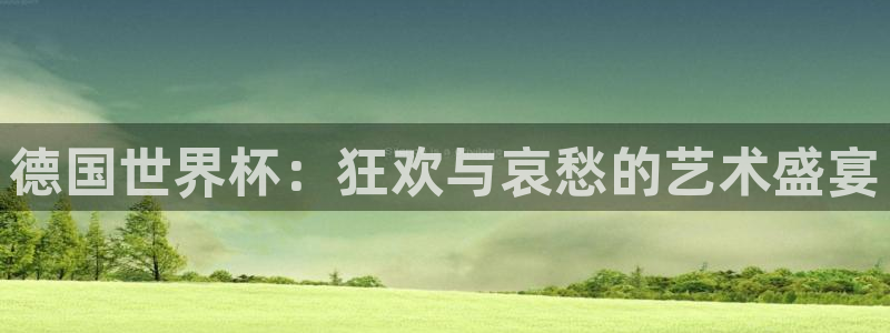 德国世界杯：狂欢与哀愁的艺术盛宴